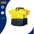 Sommer-Baumwoll-High-Vis-Schutz-Kurzarm-Shirt